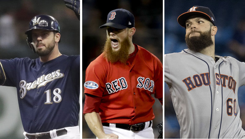 Mike Moustakas, Craig Kimbrel, Dallas Keuchel